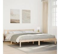 vidaXL Cama extralarga sin colchón madera maciza de pino 200x220 cm