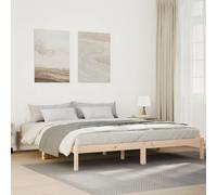 vidaXL Cama extralarga sin colchón madera maciza de pino 200x220 cm