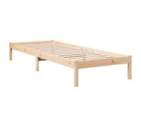 vidaXL Cama extralarga sin colchón madera maciza de pino 90x220 cm