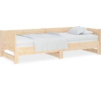 vidaXL: Cama nido de día, madera maciza de pino, 2 unidades (90x190 cm)