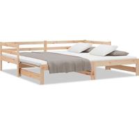 vidaXL: Cama nido extraíble sin colchón, 80x200 cm