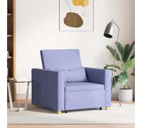 Cama Sofá Desplegable Individual Azul Vaquero 90 X 165 X 87 Cm Vidaxl