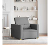 Cama Sofá Desplegable Individual Gris Oscuro 90 X 165 X 87 Cm Vidaxl
