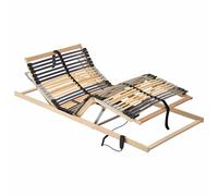 vidaXL Cama somier eléctrico de láminas sin colchón 7 zonas 70x200 cm