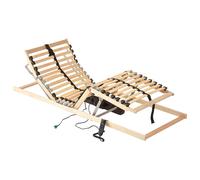 vidaXL Cama somier eléctrico de láminas sin colchón 7 zonas 90x200 cm