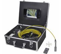 vidaXL Cámara de inspección de tuberías 30 m con caja de control DVR