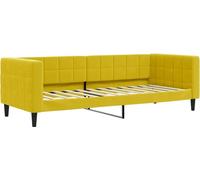 vidaXL Camí de día amarillo, 80x200 cm, terciopelo