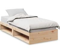 vidaXL Camilla de día sin colchón, 80x200 cm, madera maciza de pino