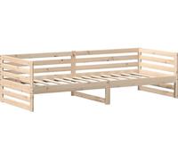vidaXL Camilla de día sin colchón, 80x200 cm, madera maciza de pino
