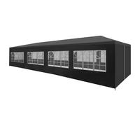 vidaXL Carpa Celebraciones 3x12m Toldo Marquesina Cenador Tienda Cubierta Color Azul, Blanco, Antracita y mas