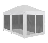 vidaXL Carpa de celebraciones con 6 paredes de malla 6x3 m