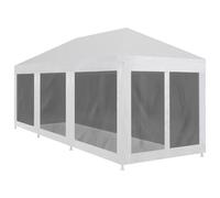 vidaXL Carpa de celebraciones con 8 paredes de malla 9x3 m
