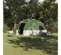 vidaXL Carpa de cúpula con techo Verde 475 x 475 x 235 cm tafetán