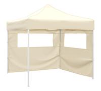 vidaXL Carpa de Fiesta 291 x 291 x 315 cm Crema Tela Oxford