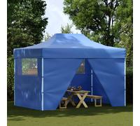 vidaXL Carpa de Fiesta 291 x 431 x 315 cm Azul Tela Oxford