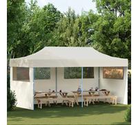 vidaXL Carpa de Fiesta 291 x 580 x 315 cm Crema Tela Oxford