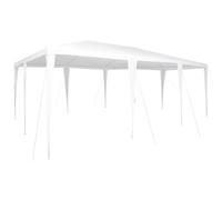 vidaXL Carpa de Fiesta 600 x 400 x 266 cm Polietileno y Acero, Toldo de jardín, Moderno, Plegable, Resistente, Rectangular, para Fiestas, Cubre Eventos, Estructura Temporal