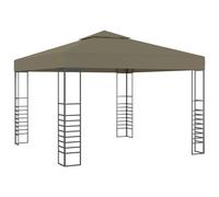 vidaXL Carpa Cenador de Jardín 3x4 m Sombrilla Carpa al Aire Libre Color Taupé, Blanco, Antracita y mas