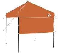 vidaXL Carpa Dosel Manual Naranja 194 x 194 x 251 cm Tela, Toldo para jardín y terraza, Refugio portátil para Eventos al Aire Libre, Ligero, Resistente al Agua y UV
