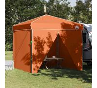 vidaXL Carpa Dosel 243 x 243 x 251 cm Naranja tela