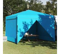 vidaXL Carpa Dosel 290 x 290 x 251 cm Azul Tela
