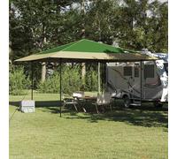 vidaXL Carpa Dosel 395 x 395 x 251 cm Verde tela