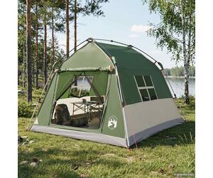 vidaXL Carpa instantánea resistente al agua 2 persona Verde