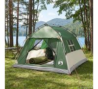 vidaXL Carpa instantánea resistente al agua 3 persona Verde