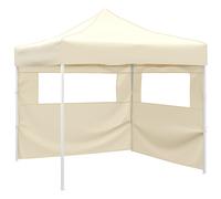 vidaXL Carpa Jardín Plegable 2 Paredes Cenador Pérgola Patio Fiestas Eventos Color Crema, Azul, Verde y mas