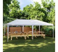 vidaXL Carpa para celebraciones blanco 4x6 m