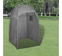 vidaXL Carpa para ducha/WC/vestidor gris