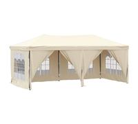 vidaXL Carpa para Fiestas Plegable con Paredes Cenador Tienda Color Taupé, Azul, Blanco y mas