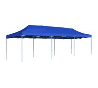 vidaXL Carpa para fiestas pop-up plegable azul 3x9 m