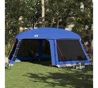 vidaXL Carpa para piscina con desmontables y paredes azul 618x532 cm