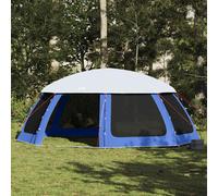 vidaXL Carpa para piscina con desmontables y paredes azul 690x690 cm