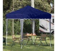 vidaXL Carpa Plegable para Fiestas 195 x 195 x 245 cm Azul Tela Oxford