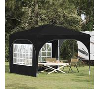 vidaXL Tienda de campaña para fiestas plegable, 290 x 290 x 245 cm, color gris antracita