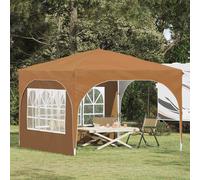 vidaXL Carpa Plegable para Fiestas 290 x 290 x 245 cm Beige