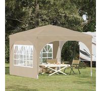 vidaXL Carpa Plegable para Fiestas 290 x 290 x 245 cm Crema