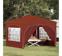 vidaXL Carpa Plegable para Fiestas 290 x 290 x 245 cm Terracota