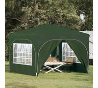vidaXL Carpa Plegable para Fiestas 290 x 290 x 245 cm Verde