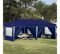 vidaXL Carpa Plegable para Fiestas 575 x 288 x 245 cm Azul