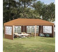 vidaXL Carpa Plegable para Fiestas 575 x 289 x 245 cm Beige