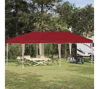 vidaXL Carpa Plegable para Fiestas 575 x 290 x 245 cm Burdeos