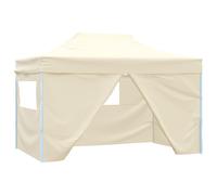 vidaXL Carpa Plegable Profesional 4 Paredes Acero Celebraciones Color Antracita, Azul, steel white y mas