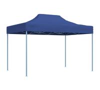 vidaXL Carpa plegable profesional acero azul 3x4 m