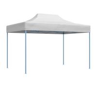 vidaXL Carpa plegable profesional acero blanco 280x410x315 cm
