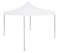 vidaXL Carpa plegable profesional acero blanco 3x3 m