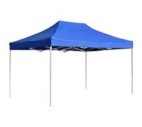 vidaXL Carpa Plegable Profesional Aluminio 4,5x3 m Cenador Pagoda Jardín Color Azul, Blanco, Crema y mas