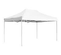 vidaXL Carpa Plegable Profesional Aluminio 4,5x3 m Cenador Pagoda Jardín Color Azul, Blanco, Crema y mas
